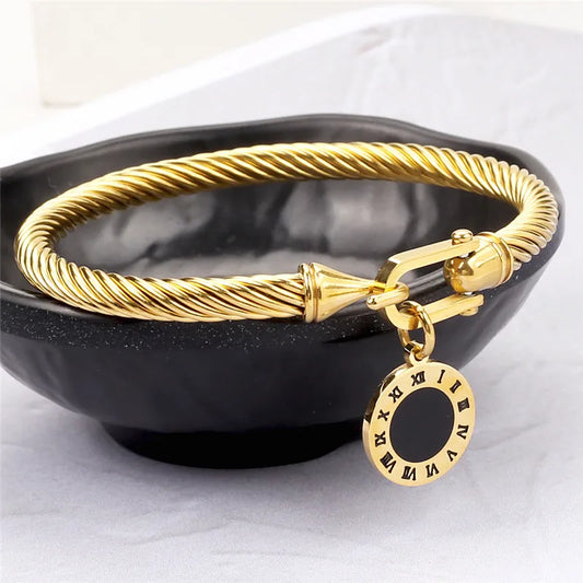 Vervanci Roman Charm Bangle
