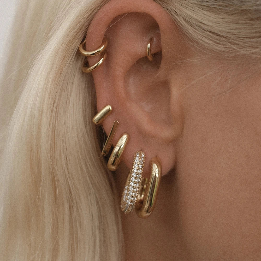 Vervanci Luxe Zircon Hoops 💎