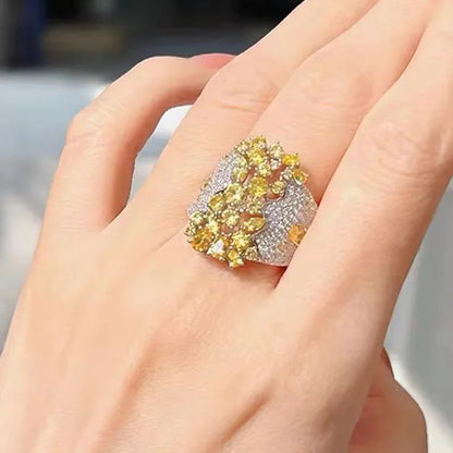 Vervanci Yellow Bliss Ring 💛✨
