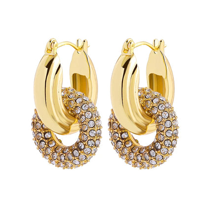 Vervanci Luxe Zircon Hoops 💎