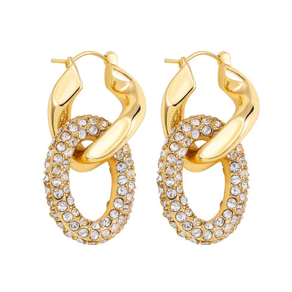 Vervanci Luxe Zircon Hoops 💎