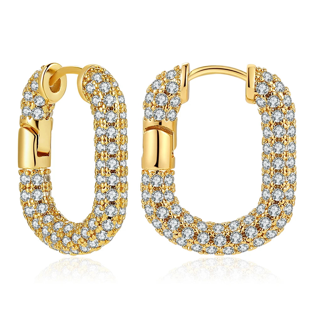 Vervanci Luxe Zircon Hoops 💎