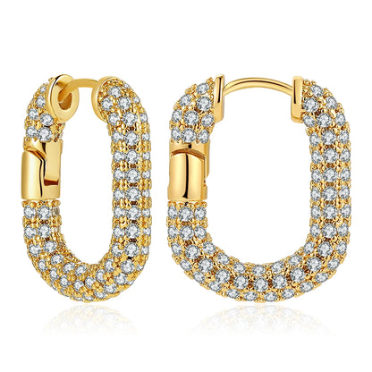 Vervanci Luxe Zircon Hoops 💎