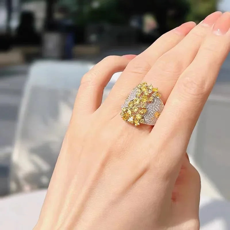 Vervanci Yellow Bliss Ring 💛✨