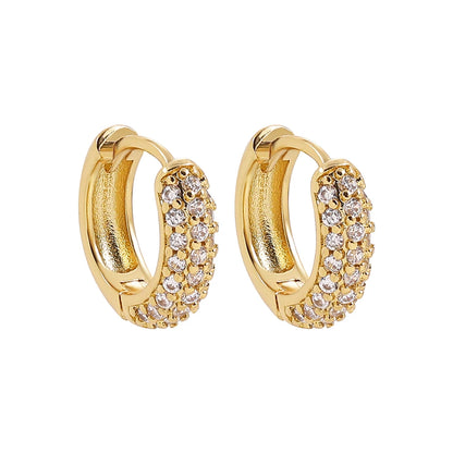 Vervanci Luxe Zircon Hoops 💎