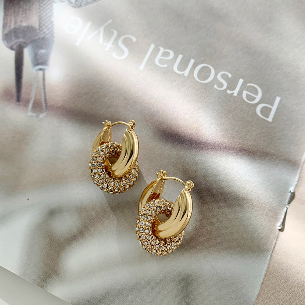 Vervanci Luxe Zircon Hoops 💎
